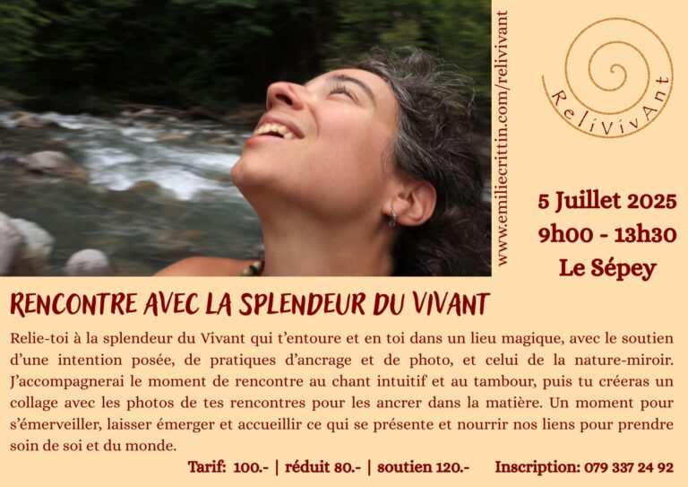 Flyer Rencontre Splendeur Vivant 768x543